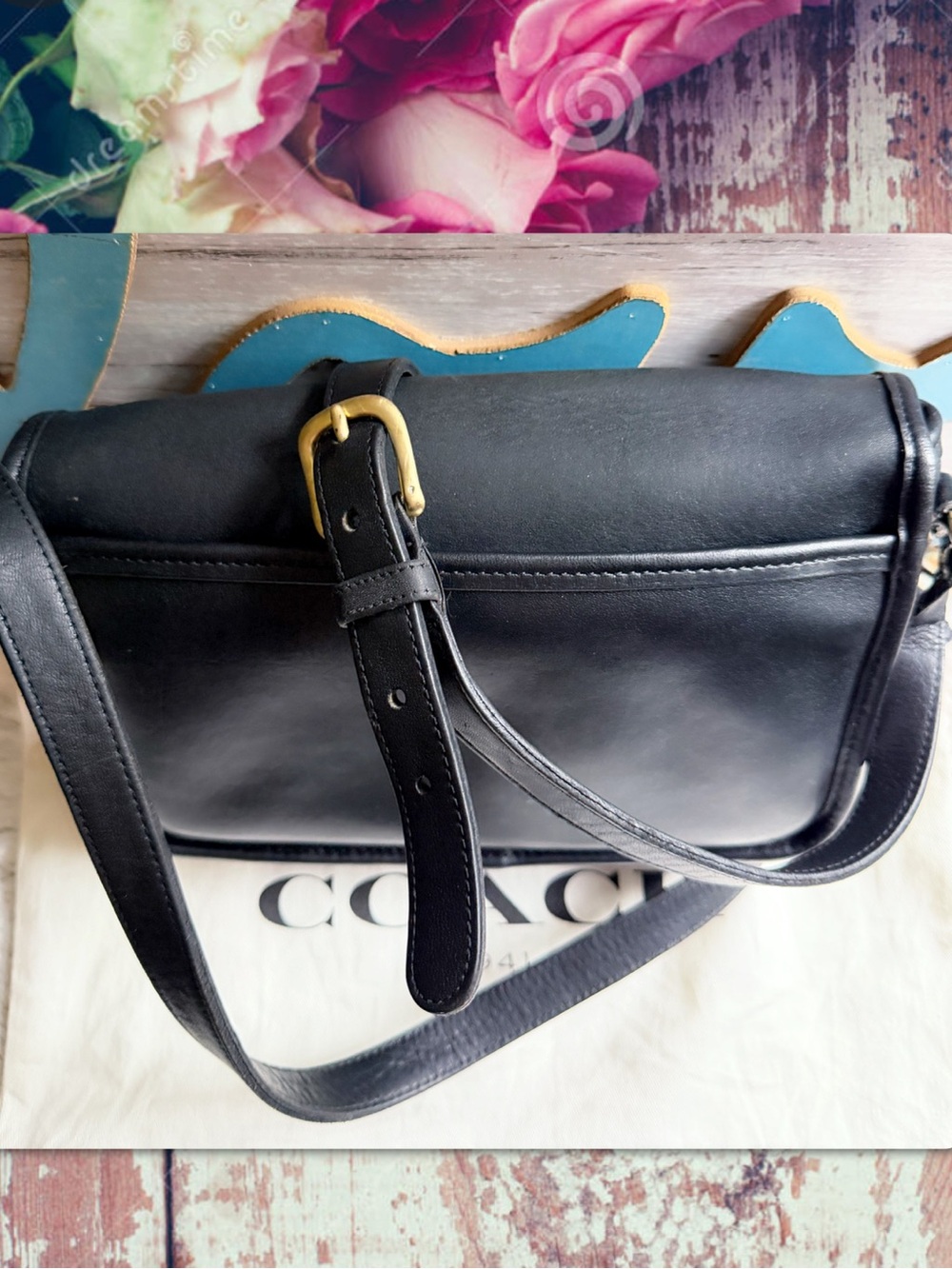 VINTAGE COACH NYC COMPANION BAG 9850 - Picture 5 of 16